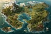 do fantasy map illustration for map