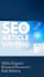 write SEO blog articles and website content