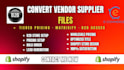 convert vendor supplier file into shopify csv bulk import product upload content