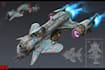 design spaceship, sci fi vehicle and sci fi art