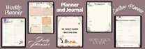 design professional and personal printable planners and journals