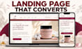 design and build a high converting saas landing page