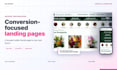 build a responsive conversion focused landing page