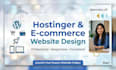 design hostinger ecommerce store and business website