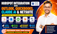 hubspot integration with outlook quickbooks claude ai netsuite
