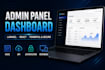 develop a secure laravel admin panel dashboard