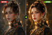 fix, enhance and professionally edit ai generated images
