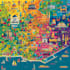 create vector city map travel tourist map vacation map city guide illustration