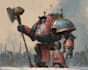 illustrate custom warhammer space marines