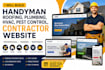 handyman website plumbing roofing construction website
