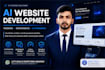 develop a custom ai powered website