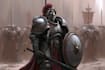 illustrate a warhammer 40k character art