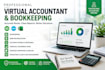 be your virtual accountant and expert bookkeeper