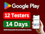 12 testers 20 testers 12 app testers google play mobile app testing