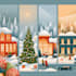 draw cute cozy christmas and holiday illustrations
