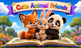 illustrate cute animal characters for children books