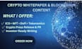 write a crypto whitepaper, blockchain content, tokenomics and nft docs