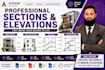 create professional autocad sections and construction details