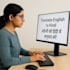 do translation writing english and hindi