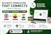 translate english to hindi, kannada, and vice versa manually