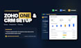 setup, customize, and automate zoho CRM and zoho one