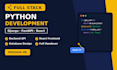 engineer a python backend using fastapi flask django