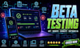 user test beta testing website testing app testing for apps websites feedback