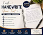 write your text in neat and beautiful handwriting
