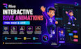 create rive animation and interactive rig