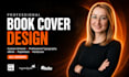 create a book cover design  paperback, hardcover, epub files