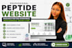 build peptide website research peptide woocommerce online store wordpress fda