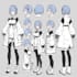 design professional anime character sheet and reference