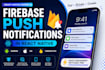integrate firebase push notifications in react native