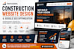 build a construction website with google SEO optimization