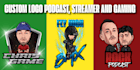 make a custom logo for podcast, streamer, gaming, etc