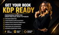 fix rejected amazon KDP book and cover formatting