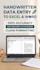 convert handwritten notes and images to excel sheet