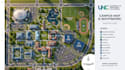 design branded campus map arena map school map park map university map event map