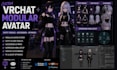 create custom vrchat avatar with outfit toggles and vrcfury, modular avatar