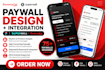 integrate high converting superwall paywall, membership website and revenuecat