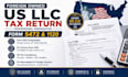 prepare foreign owned US llc tax return form 5472 and 1120