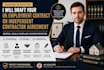 draft UK employment contract or independent contractor agreement