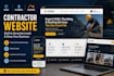 hvac plumbing roofing contractor website design lead generation