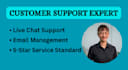 provide professional customer support and live chat services