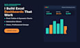 create a professional excel dashboard with charts and kpis
