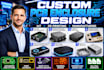 design custom pcb enclosure for 3d printing and manufacturing