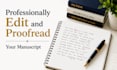 professionally proofread and edit your fiction manuscript