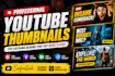 design professional youtube thumbnails