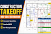 provide accurate material takeoff and cost estimation for mep and contruction