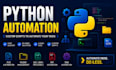 develop python automation scripts